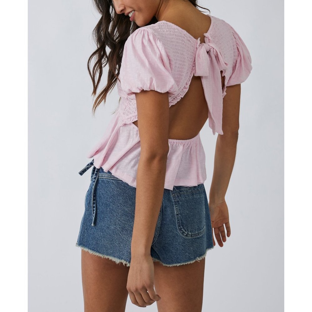 🎉LAST CHANCE🎉 FREE PEOPLE Charlotte Top / Sugar Spoonful - Picture 3 of 9
